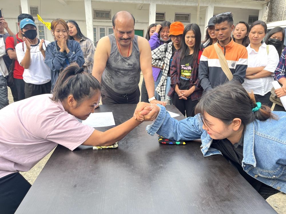 Sao Chang College, Tuensang conducted its annual sports meet from April 25 to 27.
